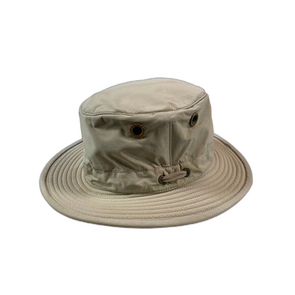 The Tilley hat Endurables Wide Brim capSize 7 1/4 khaki hiking safari - Picture 1 of 9